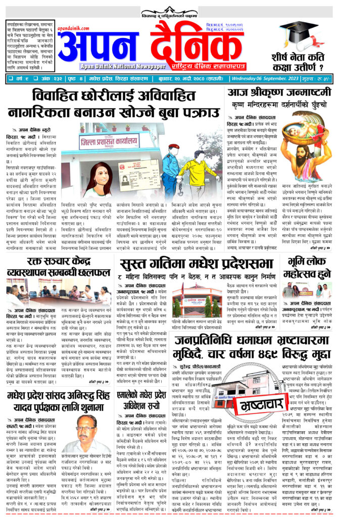 २०८० भाद्र २० बुधवार